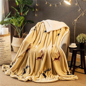 Winter Wool Blanket Ferret Cashmere