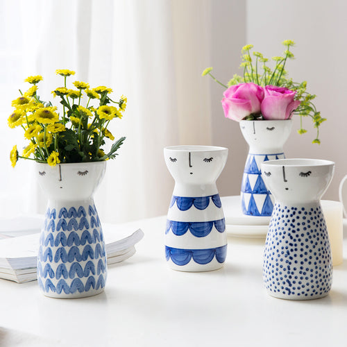 Modern Cute Girl Design Vase