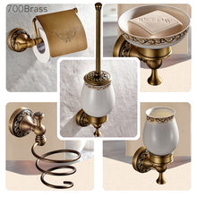 Load image into Gallery viewer, Bathroom Accessories Antique Brass Collection, Towel Ring