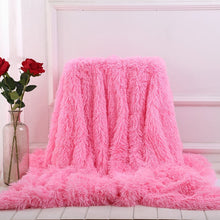 Load image into Gallery viewer, Elegant Cozy With Fluffy Sherpa Throw Blanket Bed Sofa Blanket Gift