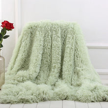 Load image into Gallery viewer, Elegant Cozy With Fluffy Sherpa Throw Blanket Bed Sofa Blanket Gift