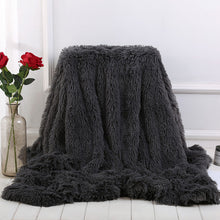 Load image into Gallery viewer, Elegant Cozy With Fluffy Sherpa Throw Blanket Bed Sofa Blanket Gift