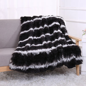Elegant Cozy With Fluffy Sherpa Throw Blanket Bed Sofa Blanket Gift