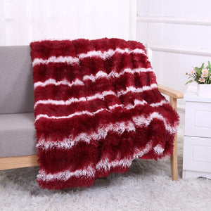 Elegant Cozy With Fluffy Sherpa Throw Blanket Bed Sofa Blanket Gift