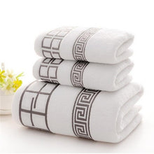 Load image into Gallery viewer, New Luxury 3pcs/lot 100% Cotton Towel Set
