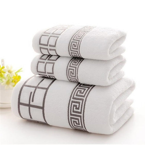 New Luxury 3pcs/lot 100% Cotton Towel Set