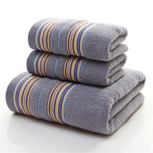 Load image into Gallery viewer, 3-Pieces Cotton Towel Set